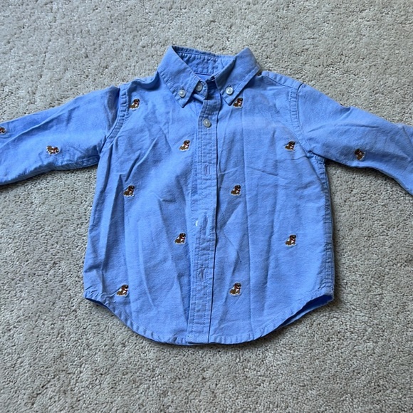 Janie and jack sweater and button up bundle. Size 12 to 18 months. - Picture 2 of 5